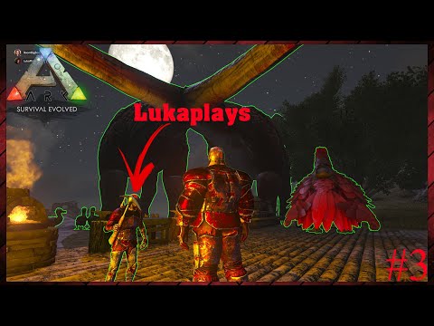 Ark Survival Evolved - Ep 3 - დრაკონმა სახე გაგვაძრო...